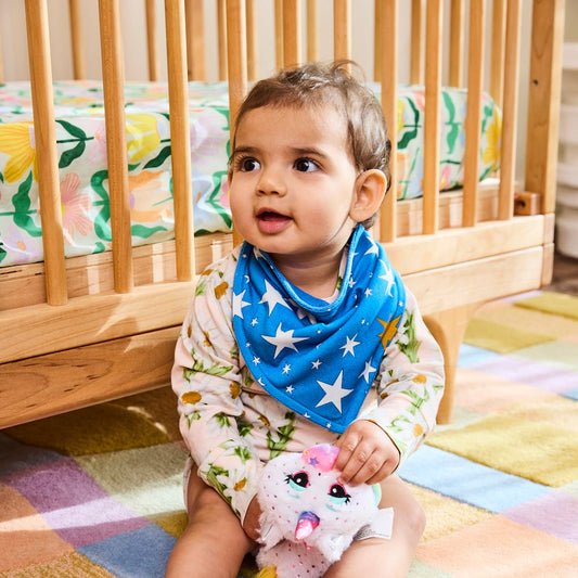 Kip & Co Happy Stars Organic Cotton Dribble Bib Set of 2
