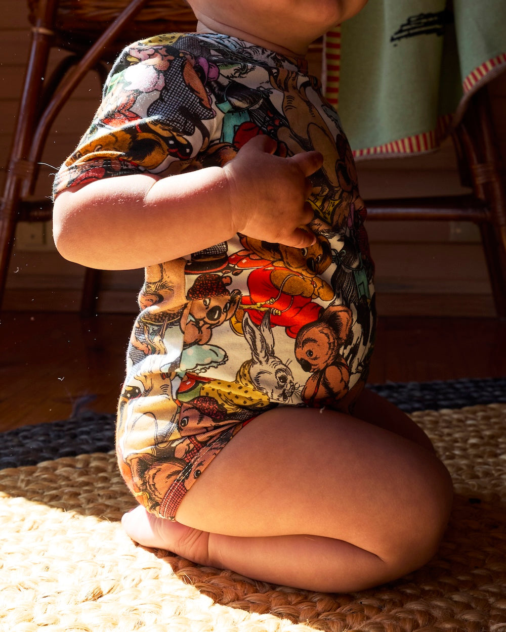 Kip&Co X Blinky Bill Blinky and Friends Short Sleeve Romper