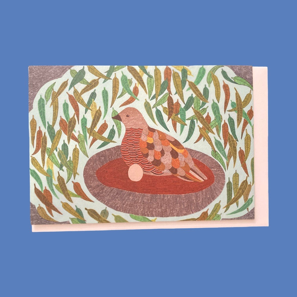 Louise Hamill The Little Button Quail Card