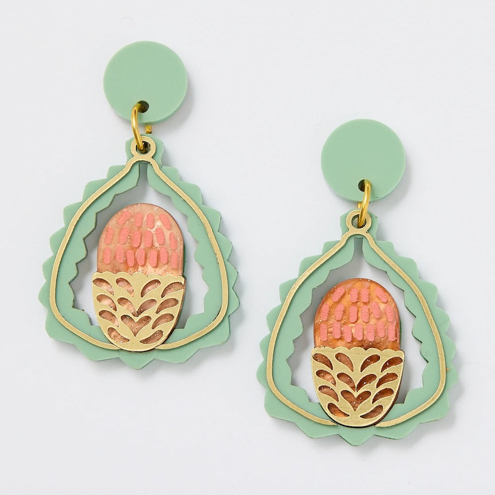 Martha Jean Banksia Earrings