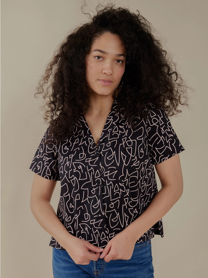 Mata Traders Camp Shirt - Lines