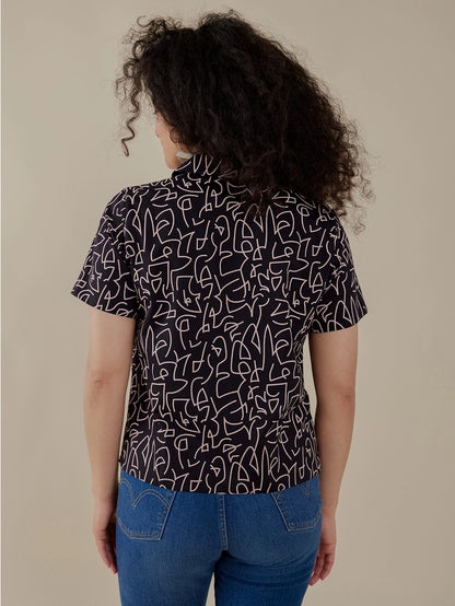 Mata Traders Camp Shirt - Lines