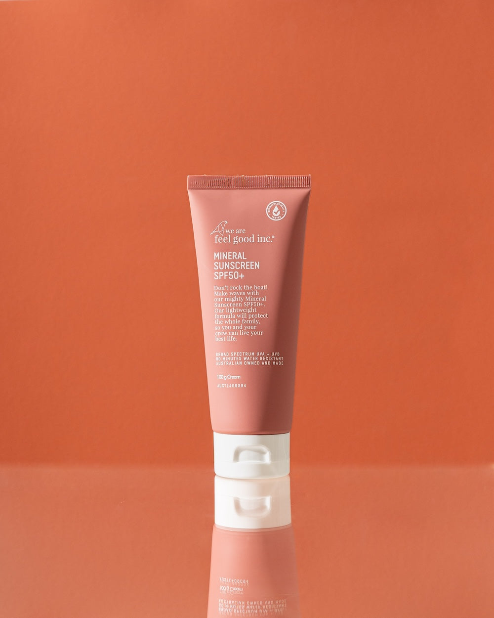 We Are Feel Good Inc Mineral Sunscreen SPF50+ 100ml Tube