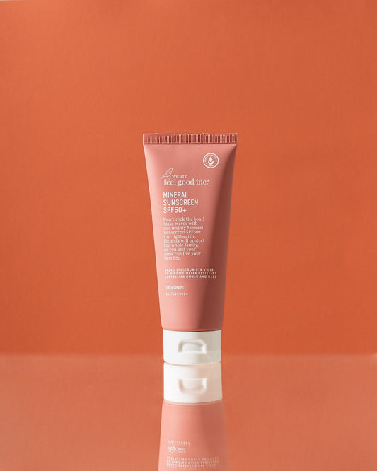 We Are Feel Good Inc Mineral Sunscreen SPF50+ 100ml Tube