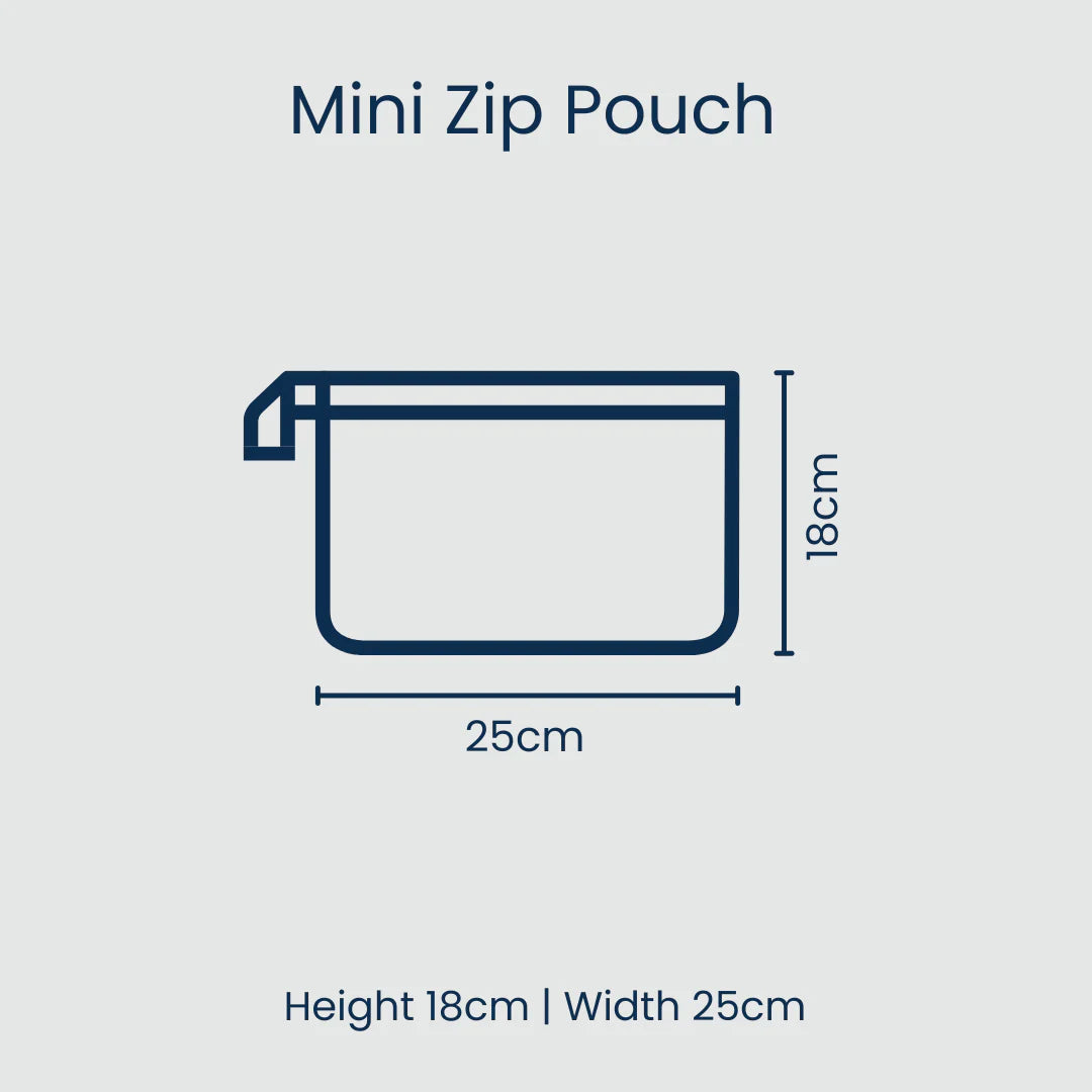 Project Ten Leopard Mini Zip Pouch