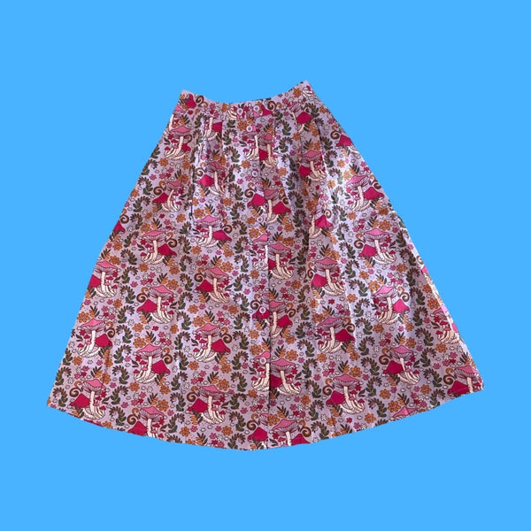 Origami Doll Fiona Mushrooms Skirt