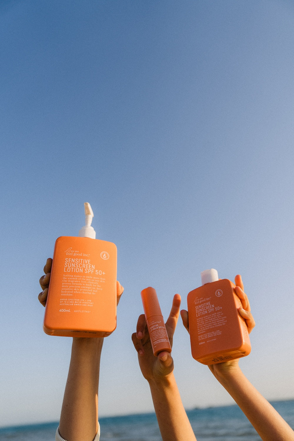 We Are Feel Good Inc Sensitive Sunscreen SPF50+ 200ml