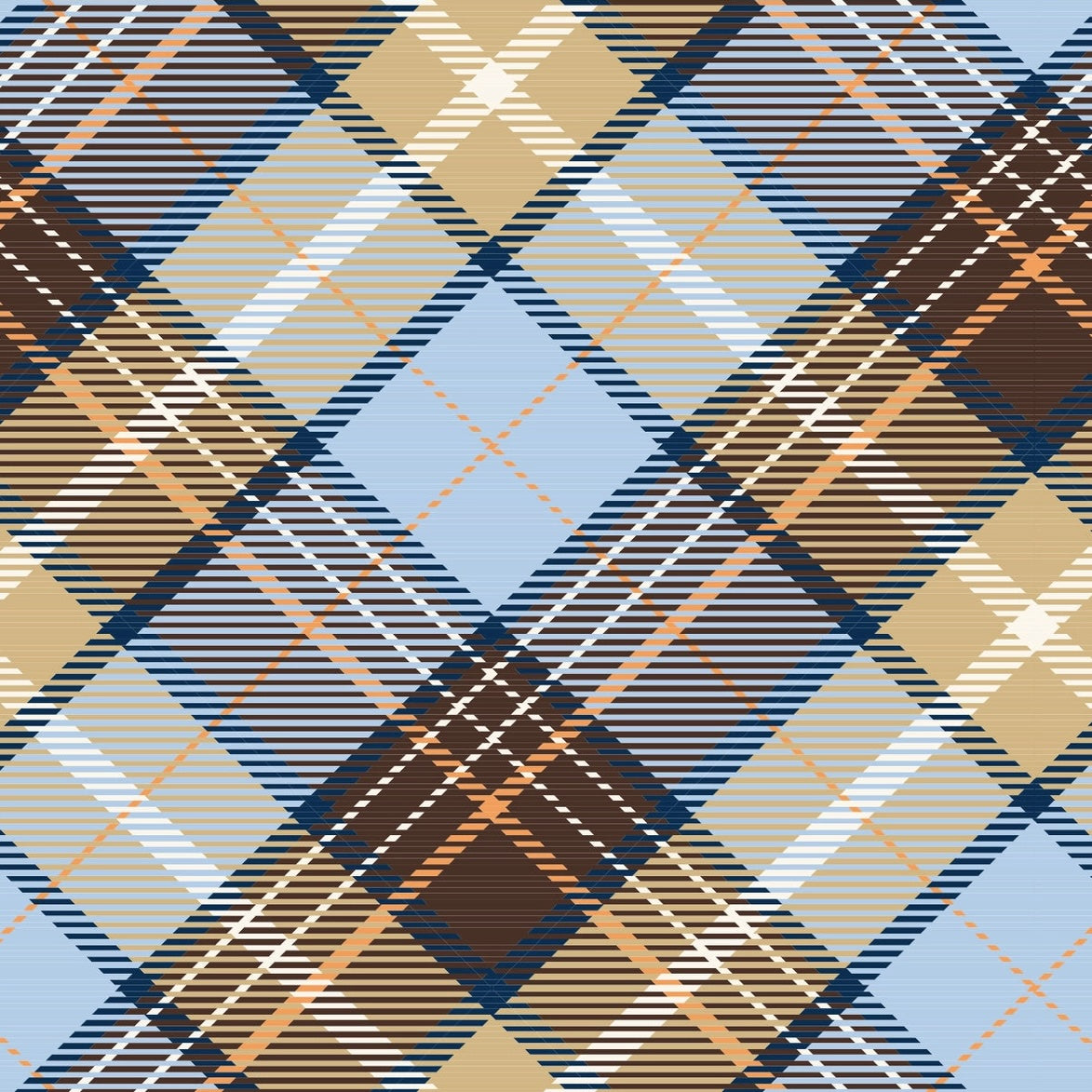 Project Ten Country Plaid Double Glasses Case