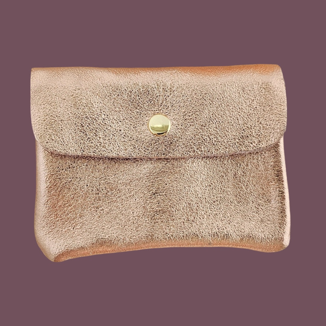 Royal Marais Metallic Leather Kangoo Wallet
