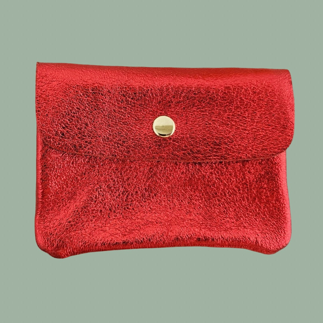 Royal Marais Metallic Leather Kangoo Wallet