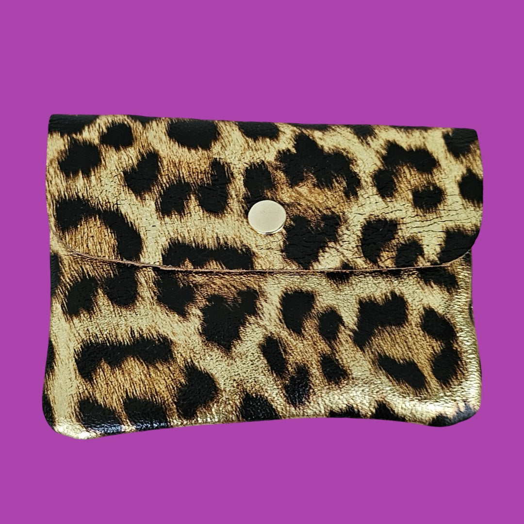 Royal Marais Metallic Leather Kangoo Wallet