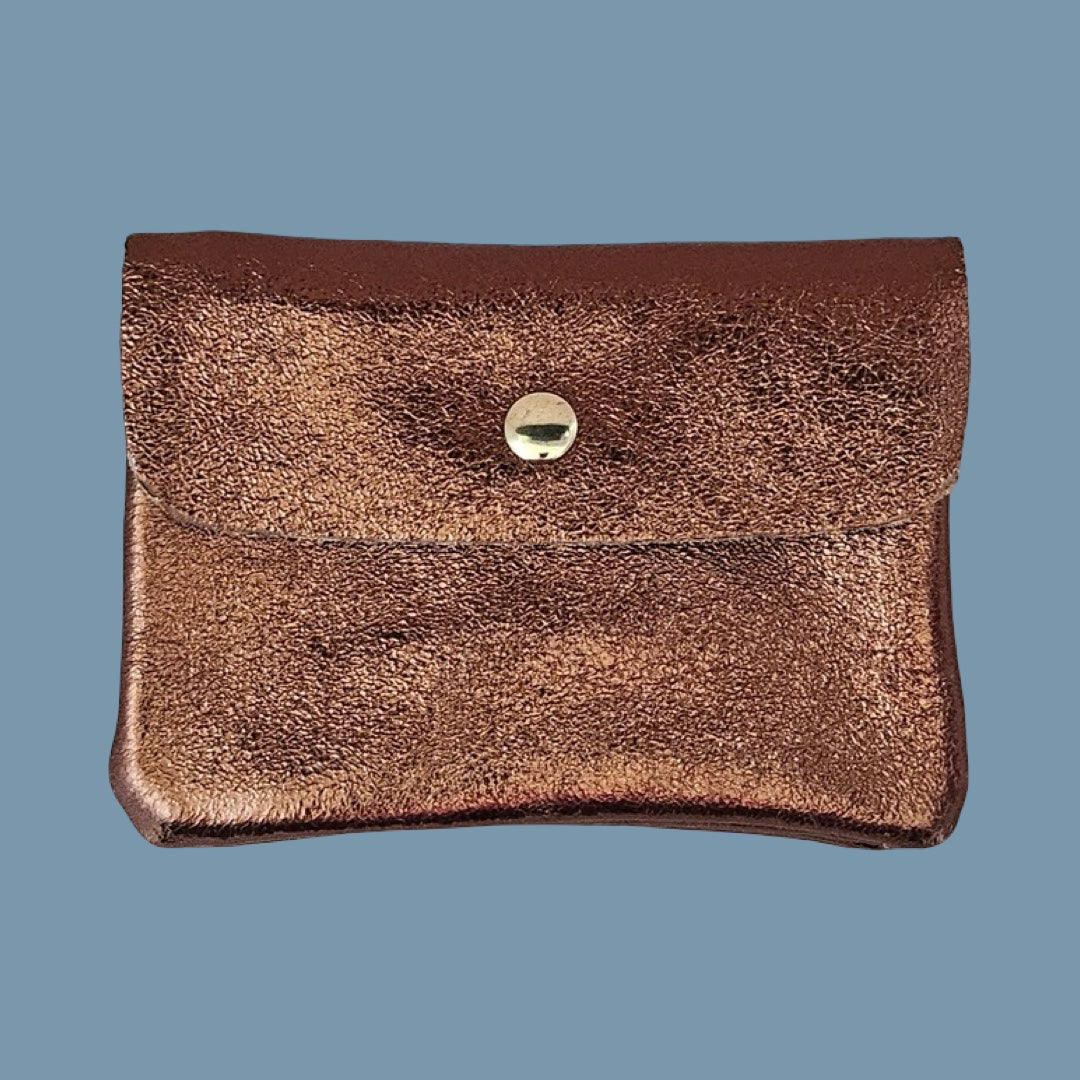 Royal Marais Metallic Leather Kangoo Wallet