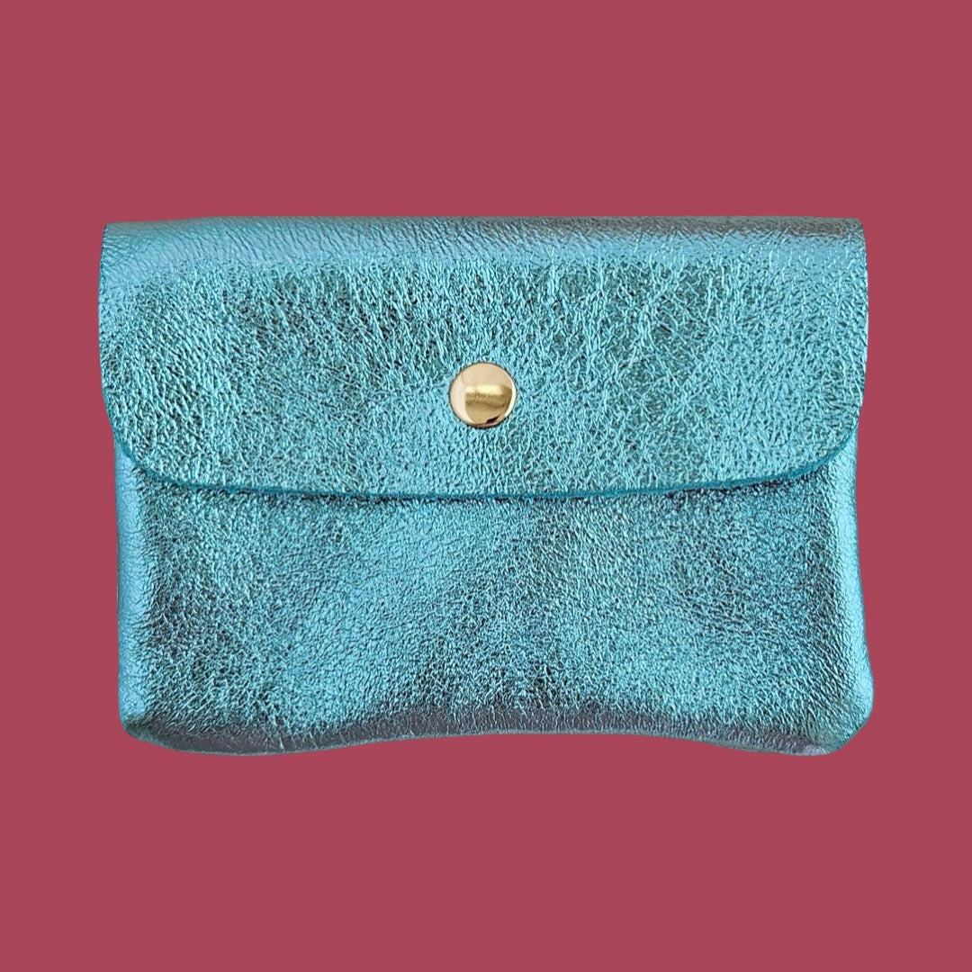 Royal Marais Metallic Leather Kangoo Wallet