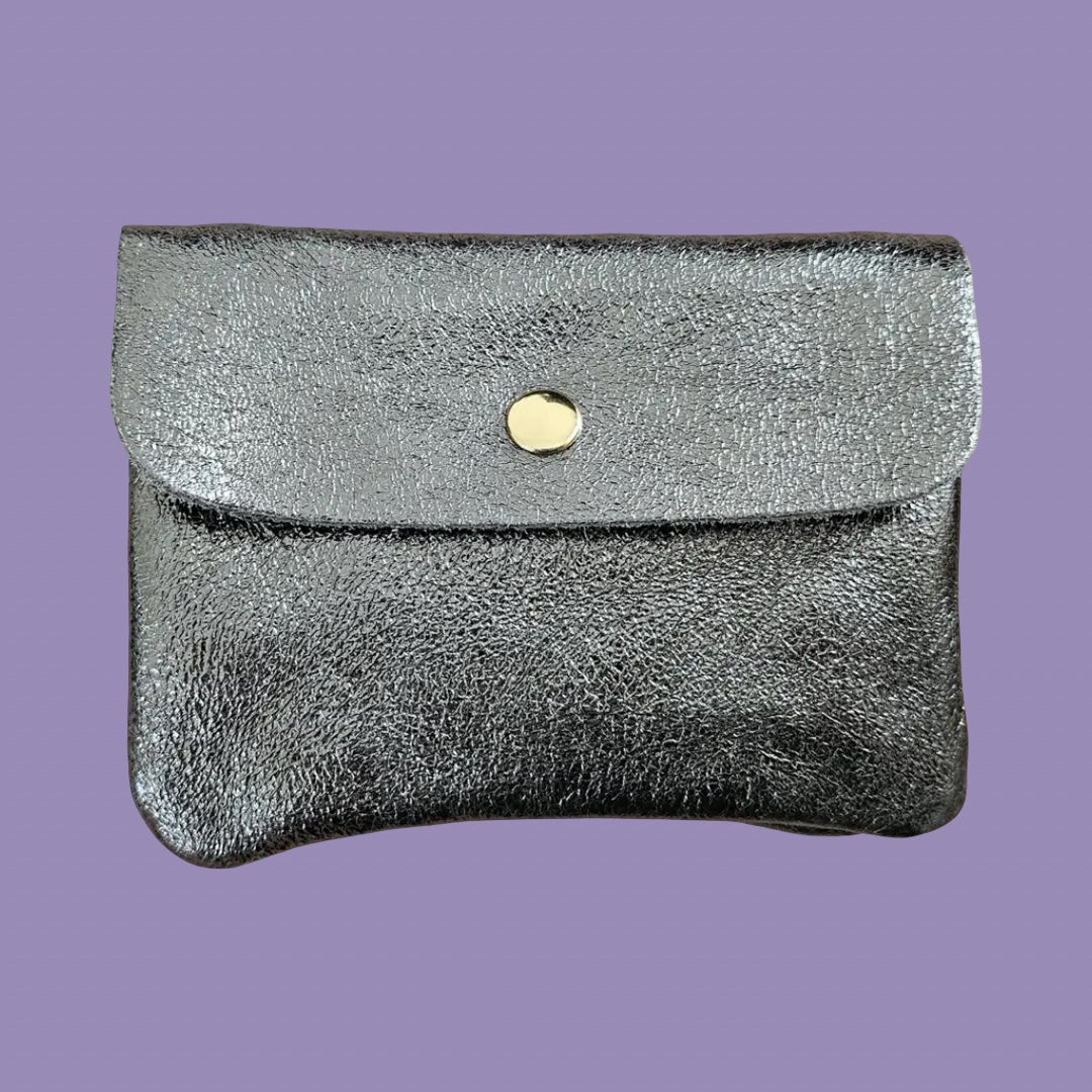 Royal Marais Metallic Leather Kangoo Wallet