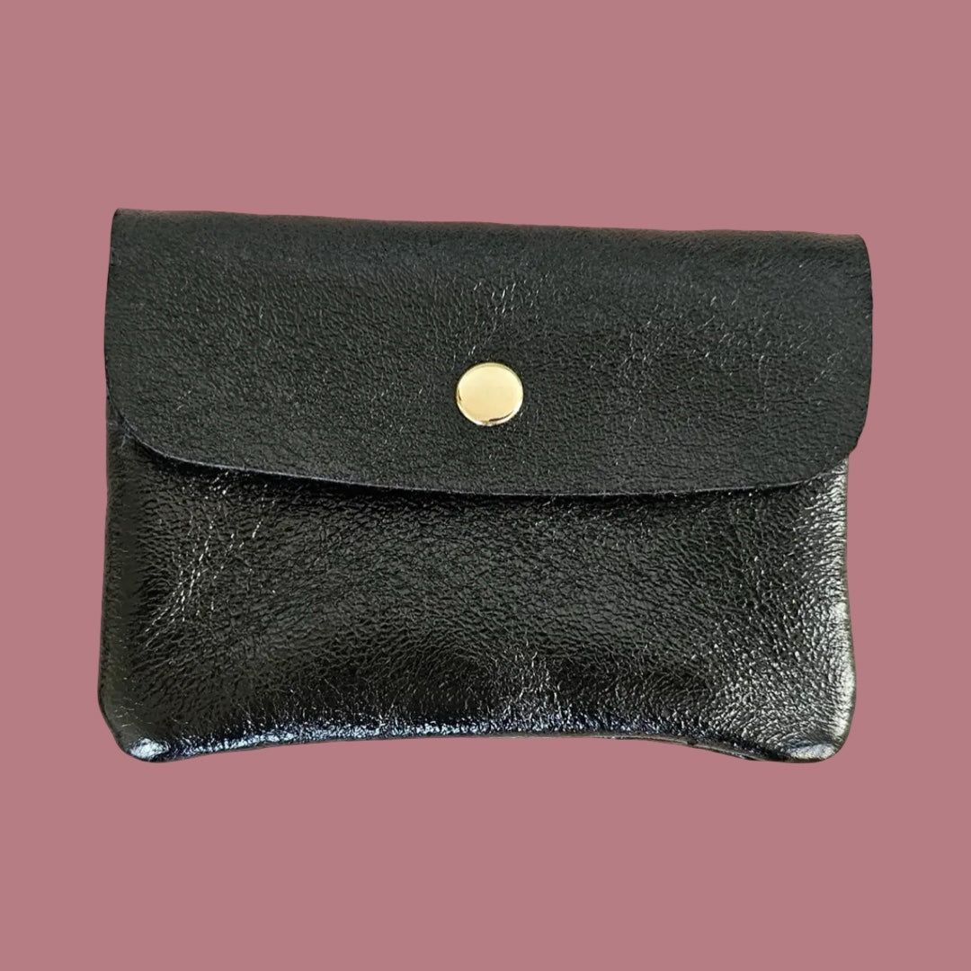 Royal Marais Metallic Leather Kangoo Wallet