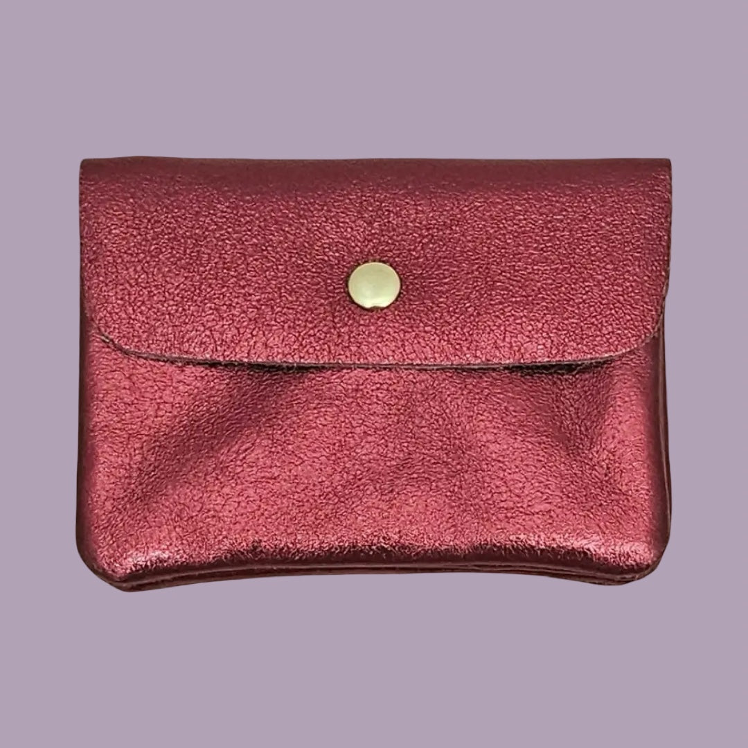 Royal Marais Metallic Leather Kangoo Wallet