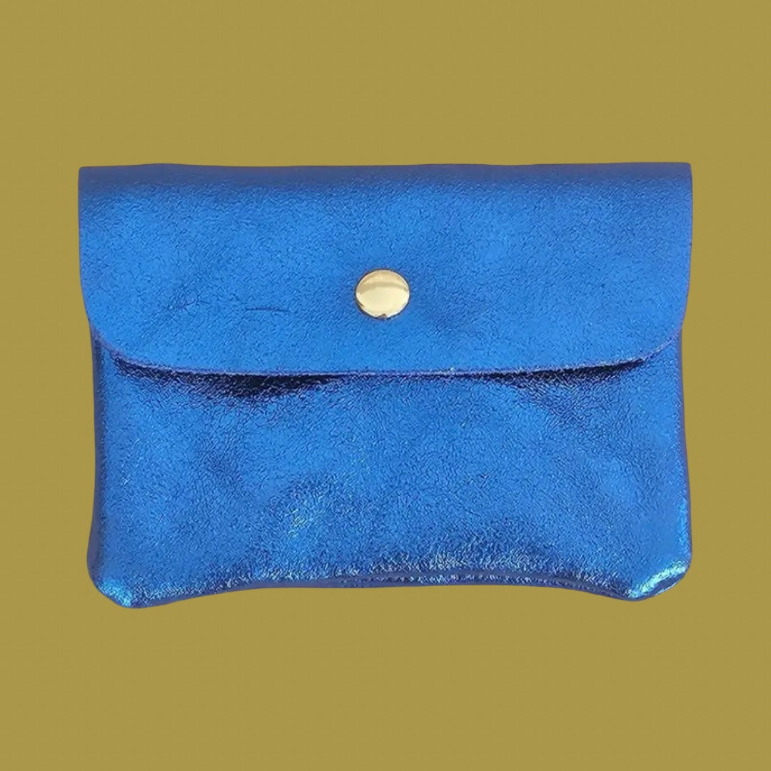 Royal Marais Metallic Leather Kangoo Wallet