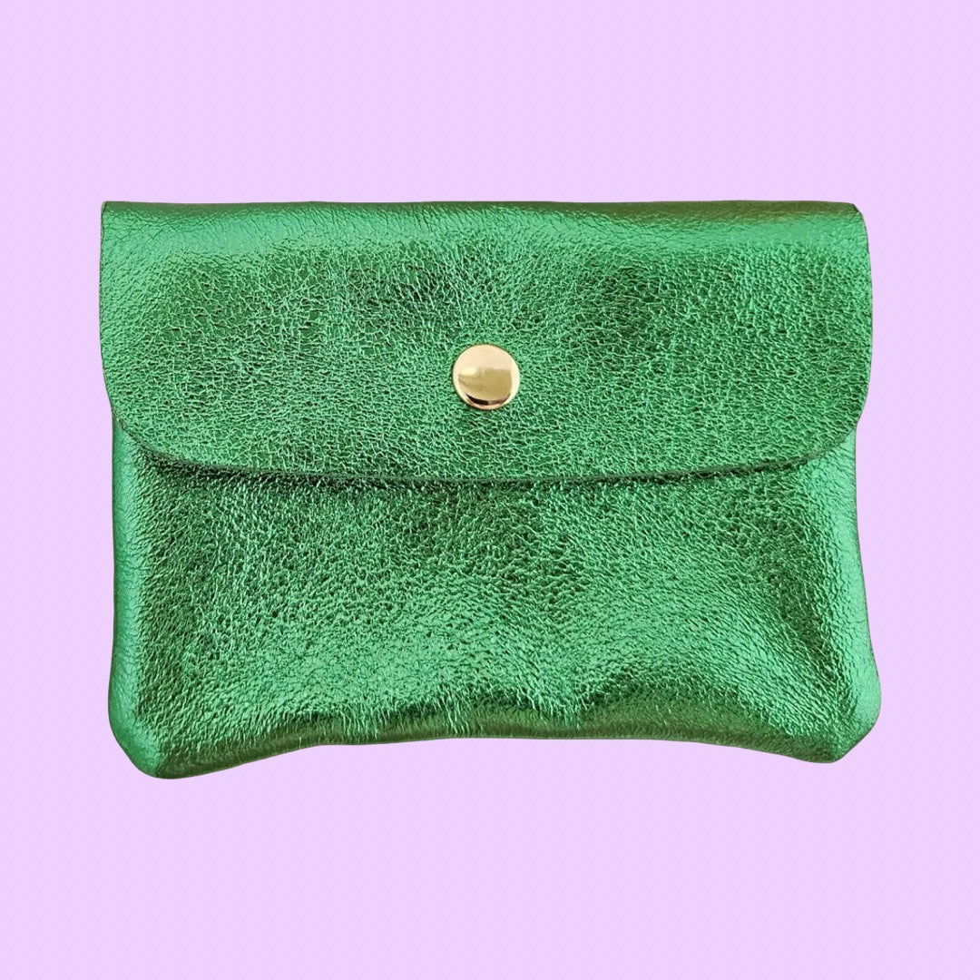 Royal Marais Metallic Leather Kangoo Wallet