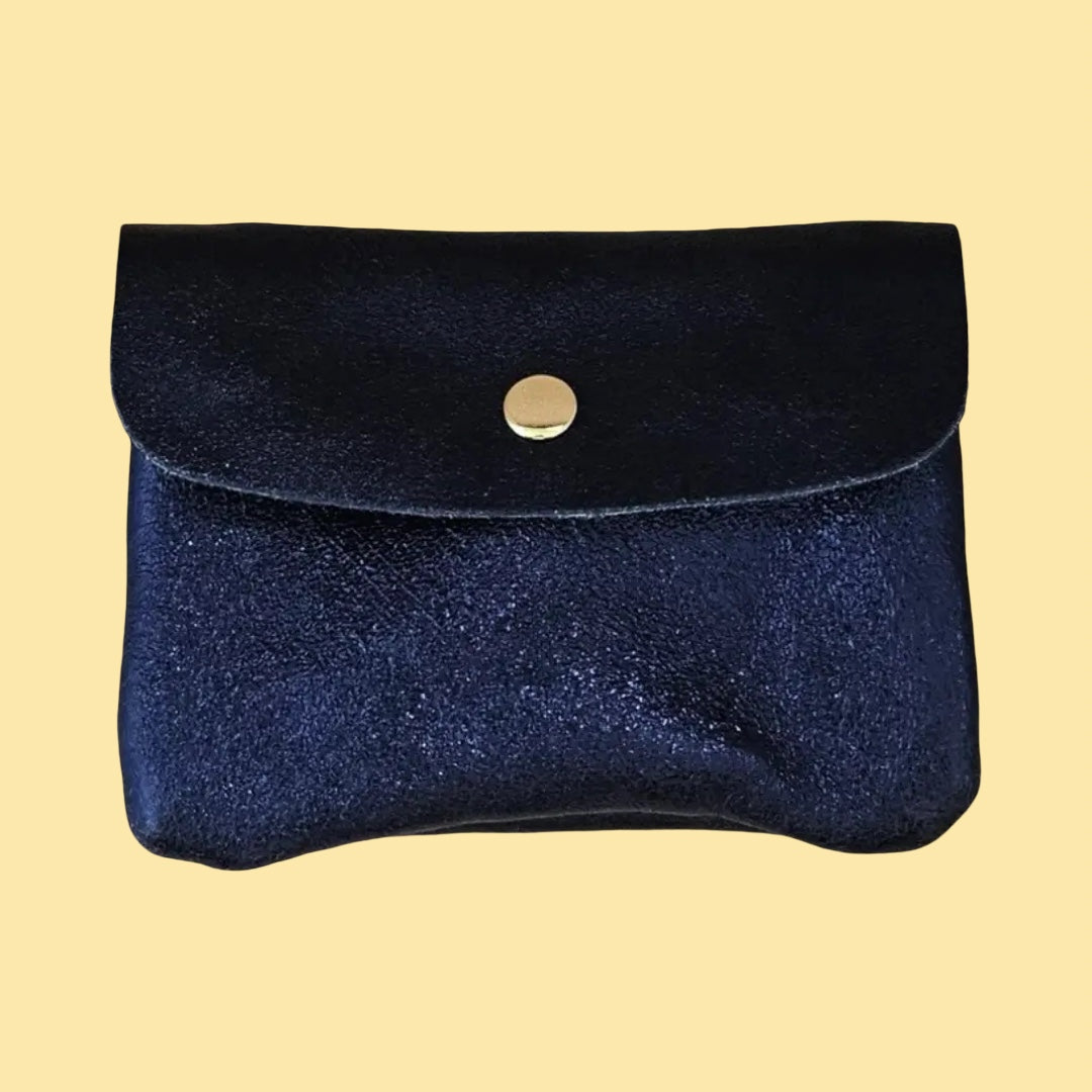 Royal Marais Metallic Leather Kangoo Wallet