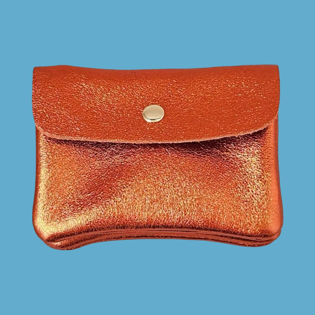 Royal Marais Metallic Leather Kangoo Wallet