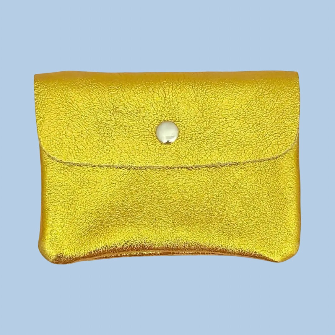 Royal Marais Metallic Leather Kangoo Wallet