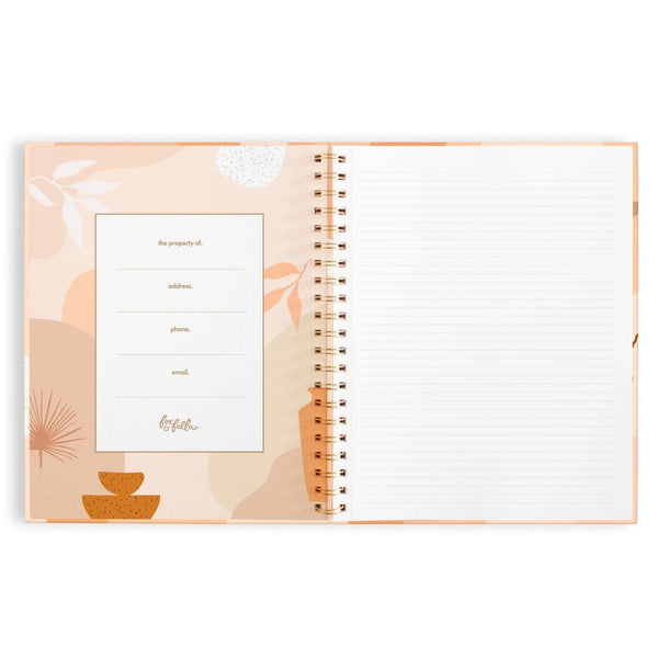 Fox & Fallow Composition Large Spiral Notebook