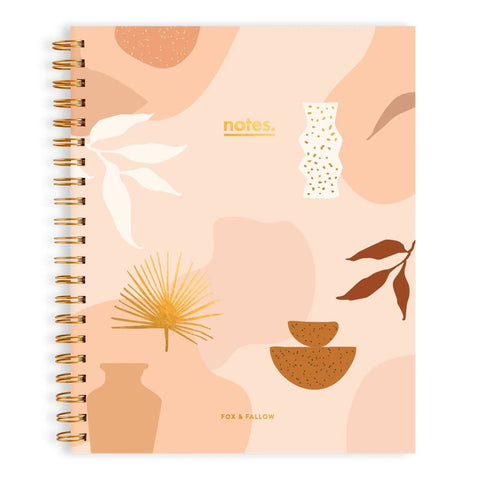 Fox & Fallow Composition Large Spiral Notebook