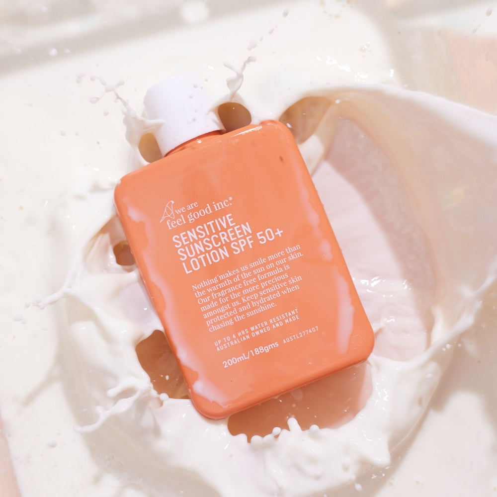 We Are Feel Good Inc Sensitive Sunscreen SPF50+ 200ml