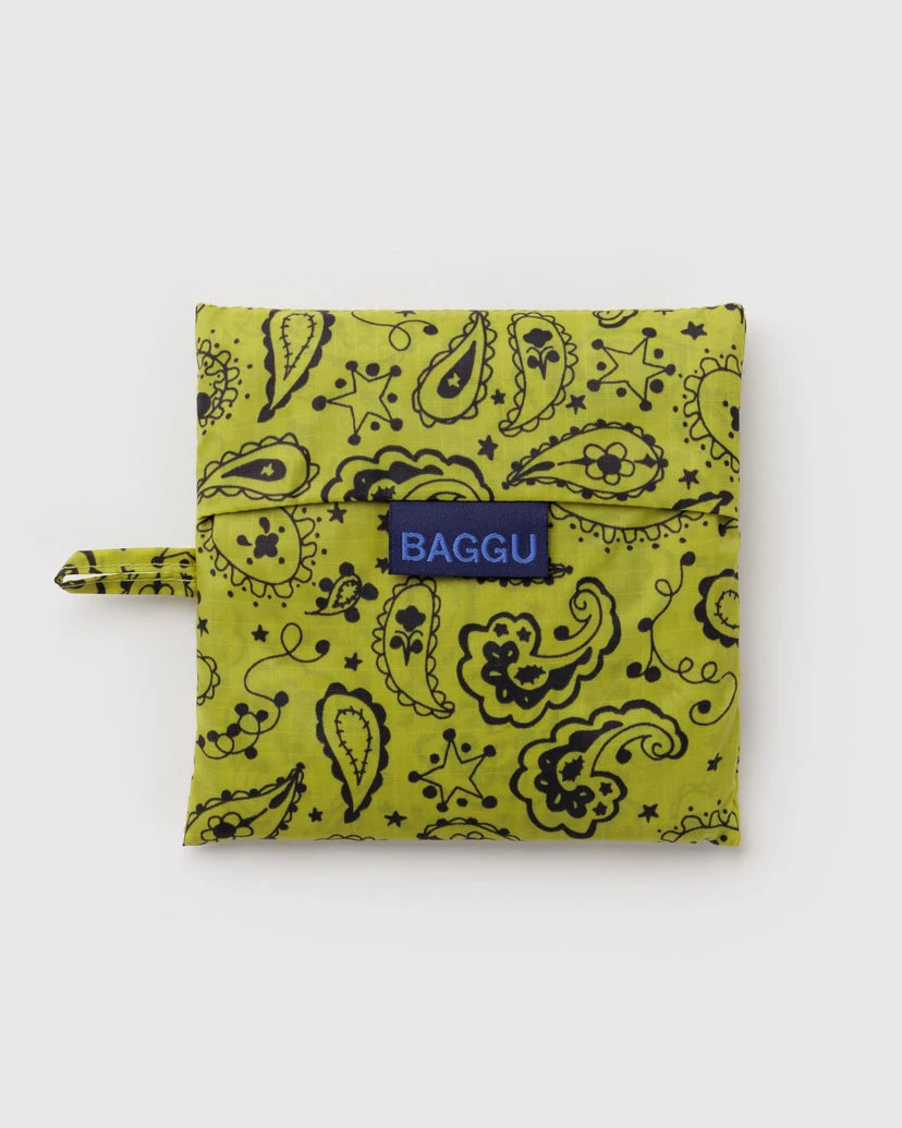 Baggu Standard Baggu - Chartreuse Paisley