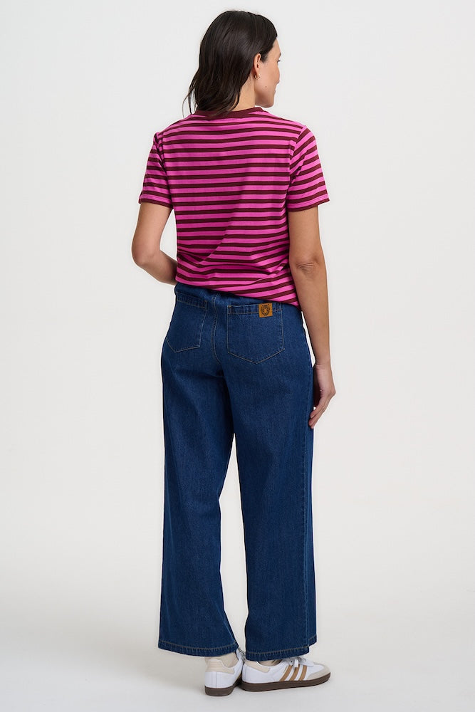 Sugarhill Brighton Maggie Tee - Striped Leopard