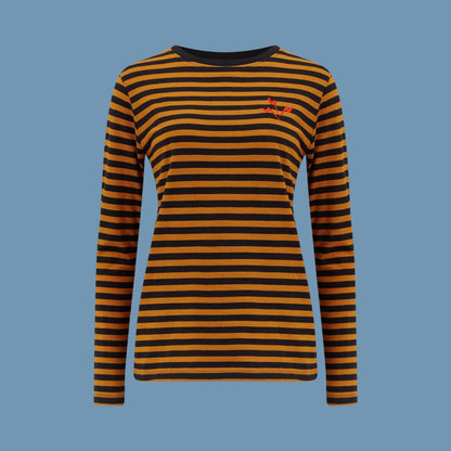 Sugarhill Brighton Brunswick Stripe Top with Embroidered Lightning Bolts