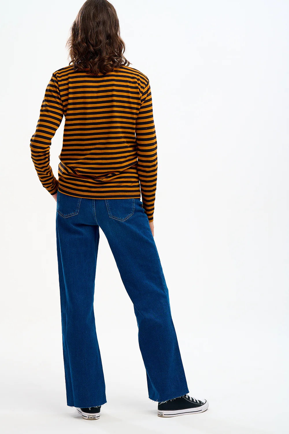 Sugarhill Brighton Brunswick Stripe Top with Embroidered Lightning Bolts