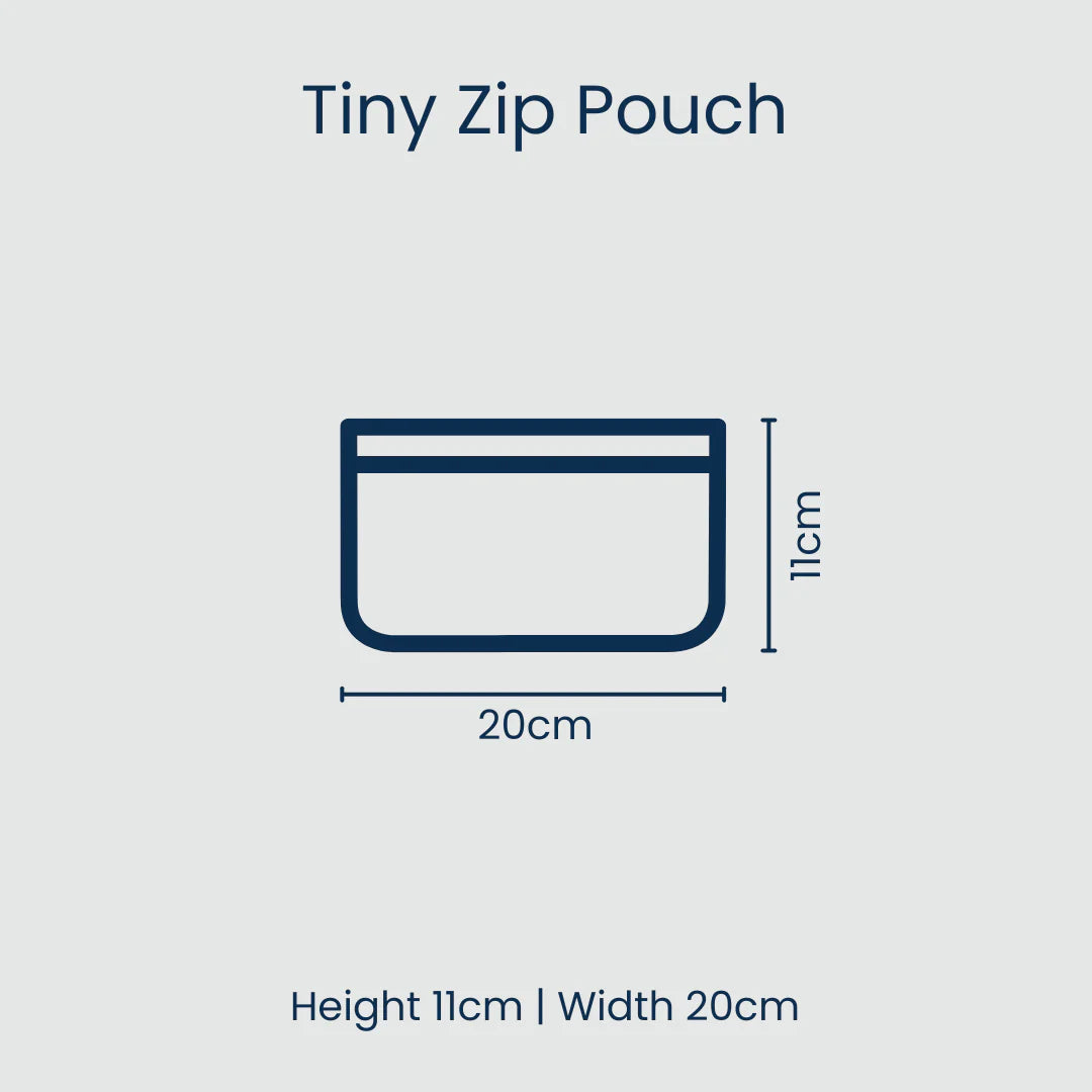 Project Ten Blue Palm Tiny Pouch