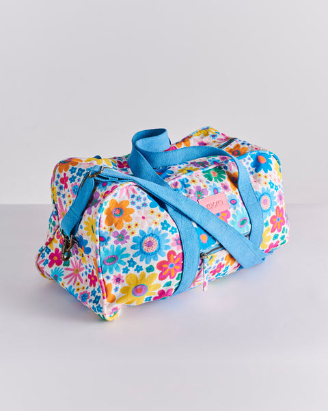 Kip & Co Rainbow Flowers Duffle Bag