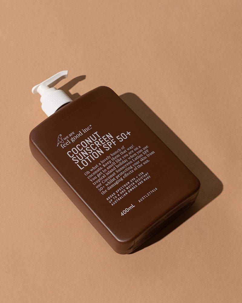 We Are Feel Good Inc Coconut Sunscreen SPF50+ 400ml