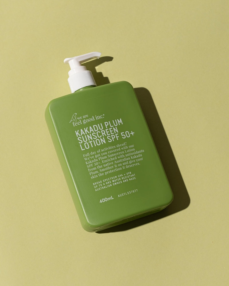 We Are Feel Good Inc Kakadu Plum Sunscreen SPF50+ 400ml