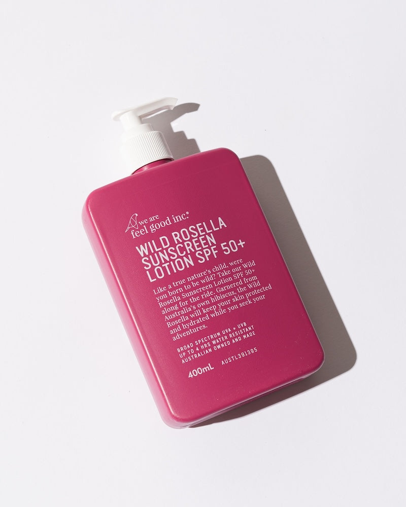 We Are Feel Good Inc Wild Rosella Sunscreen SPF50+ 400ml