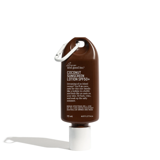 We Are Feel Good Inc Coconut Sunscreen SPF50+ 75ml Traveller Size