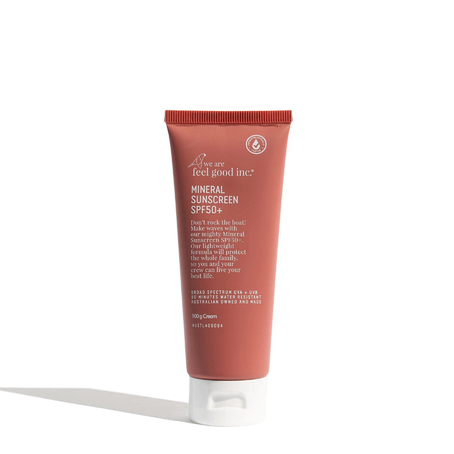 We Are Feel Good Inc Mineral Sunscreen SPF50+ 100ml Tube