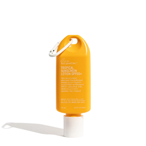 We Are Feel Good Inc Tropical Sunscreen SPF50+ 75ml Traveller Size