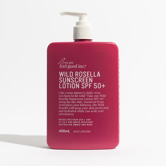 We Are Feel Good Inc Wild Rosella Sunscreen SPF50+ 400ml