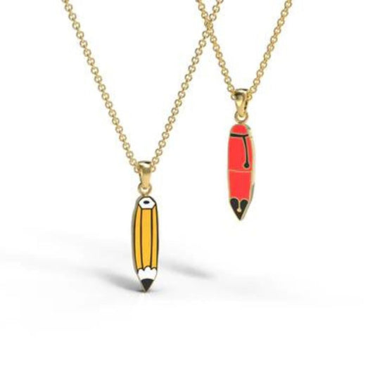 Yellow Owl Workshop Pen and Pencil Necklace
