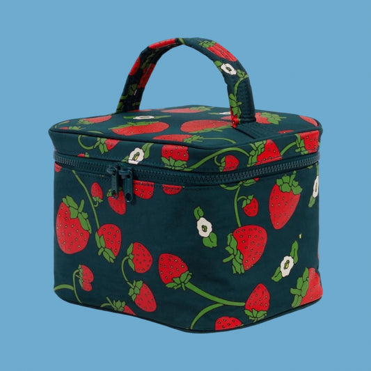 Baggu Large Cosmetic Case - Strawberry Blossom