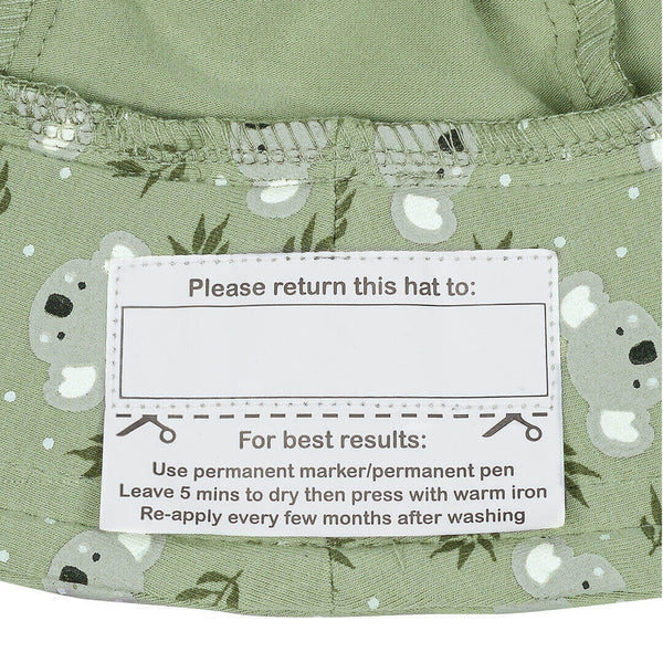 Care label for Bedhead Koala Bucket Hat