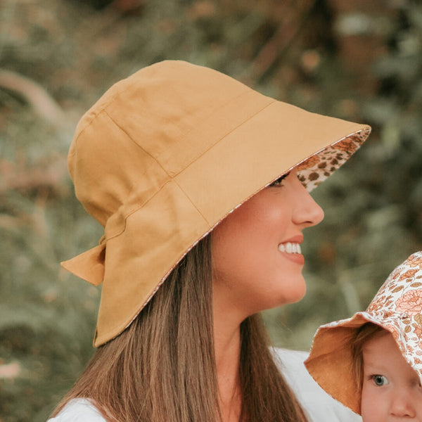 Bedhead Vacationer Reversible Adult Sun Hat - Marie / Maize