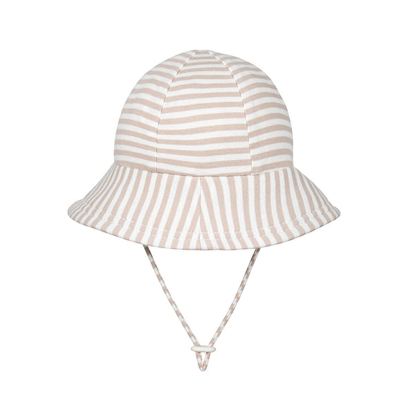 Back of Bedhead Natural Stripe Bucket Hat for 1-2 years