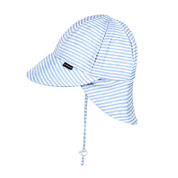 Side view of Bedhead Stevie Stripe Swim Legionnaire Hat