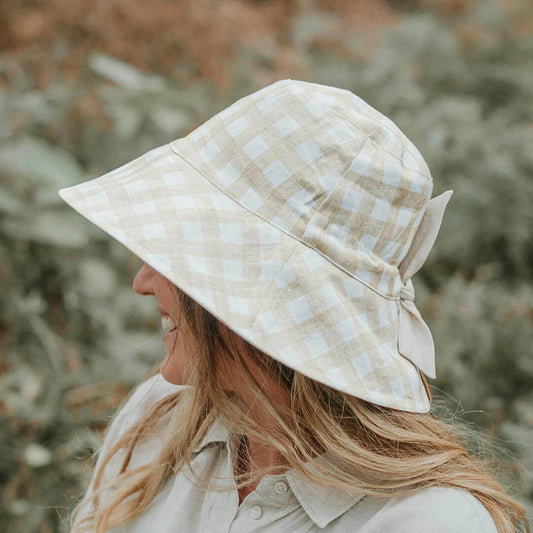 Bedhead Vacationer Reversible Adult Sun Hat - Flynn / Flax