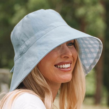 Bedhead Vacationer Reversible Adult Sun Hat - Santorini