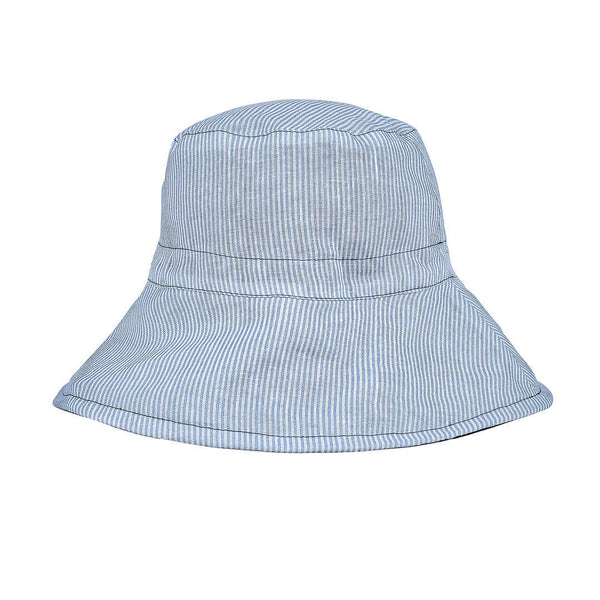 Bedhead Vacationer Reversible Adult Sun Hat - Charlie / Indigo